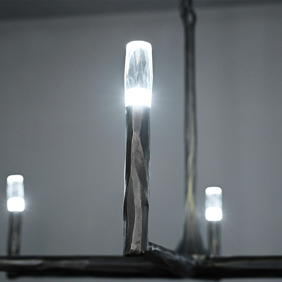 48 Inch Forged Candlestick Chandelier - Thaddeus