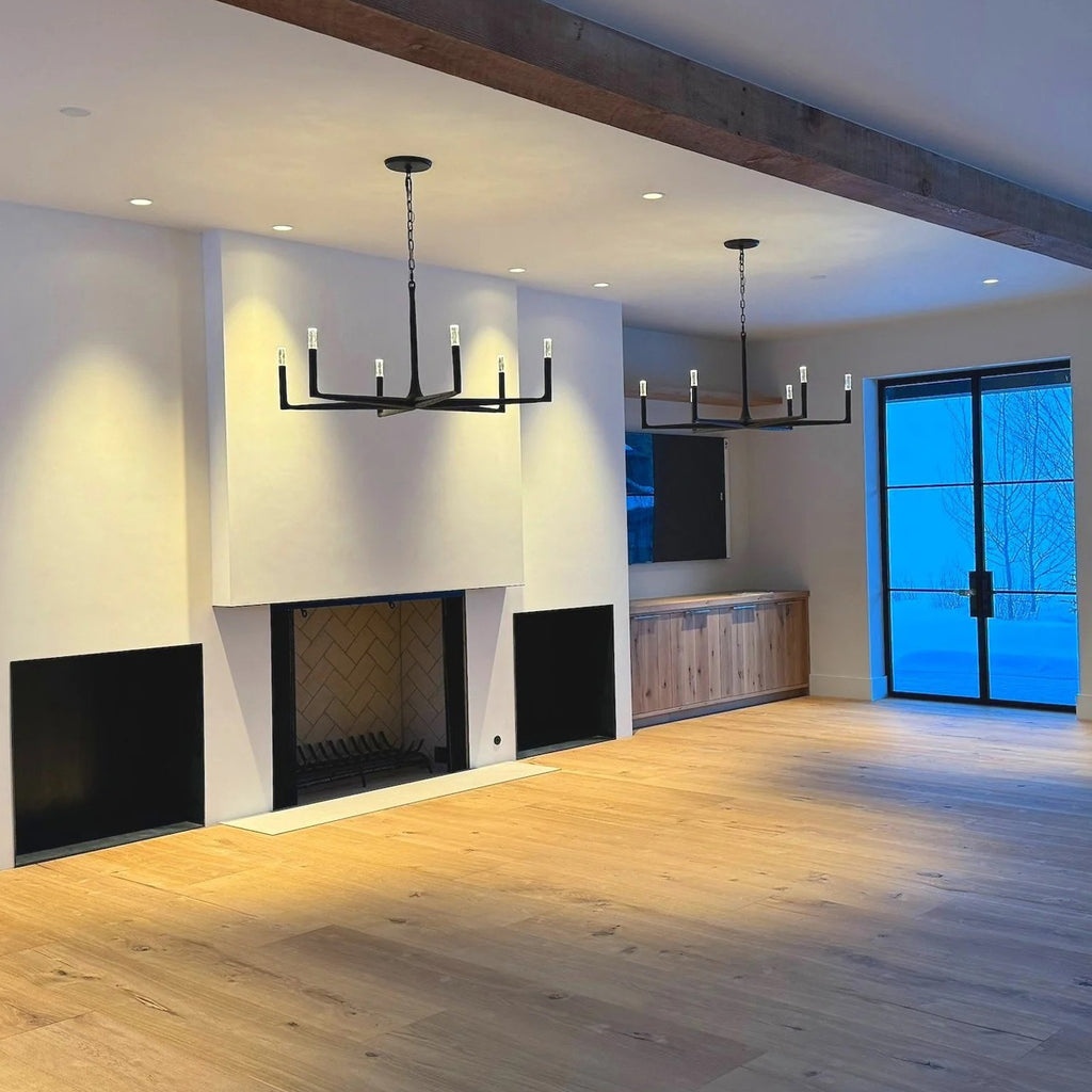 48 Inch Forged Candlestick Chandelier - Thaddeus