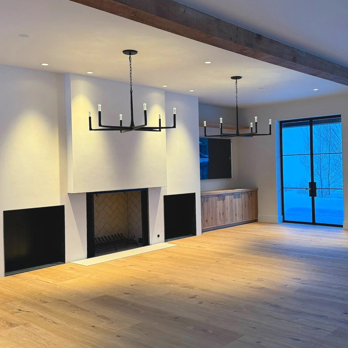 48 Inch Forged Candlestick Chandelier - Thaddeus