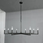 60 Inch Forged Candlestick Chandelier - Thaddeus