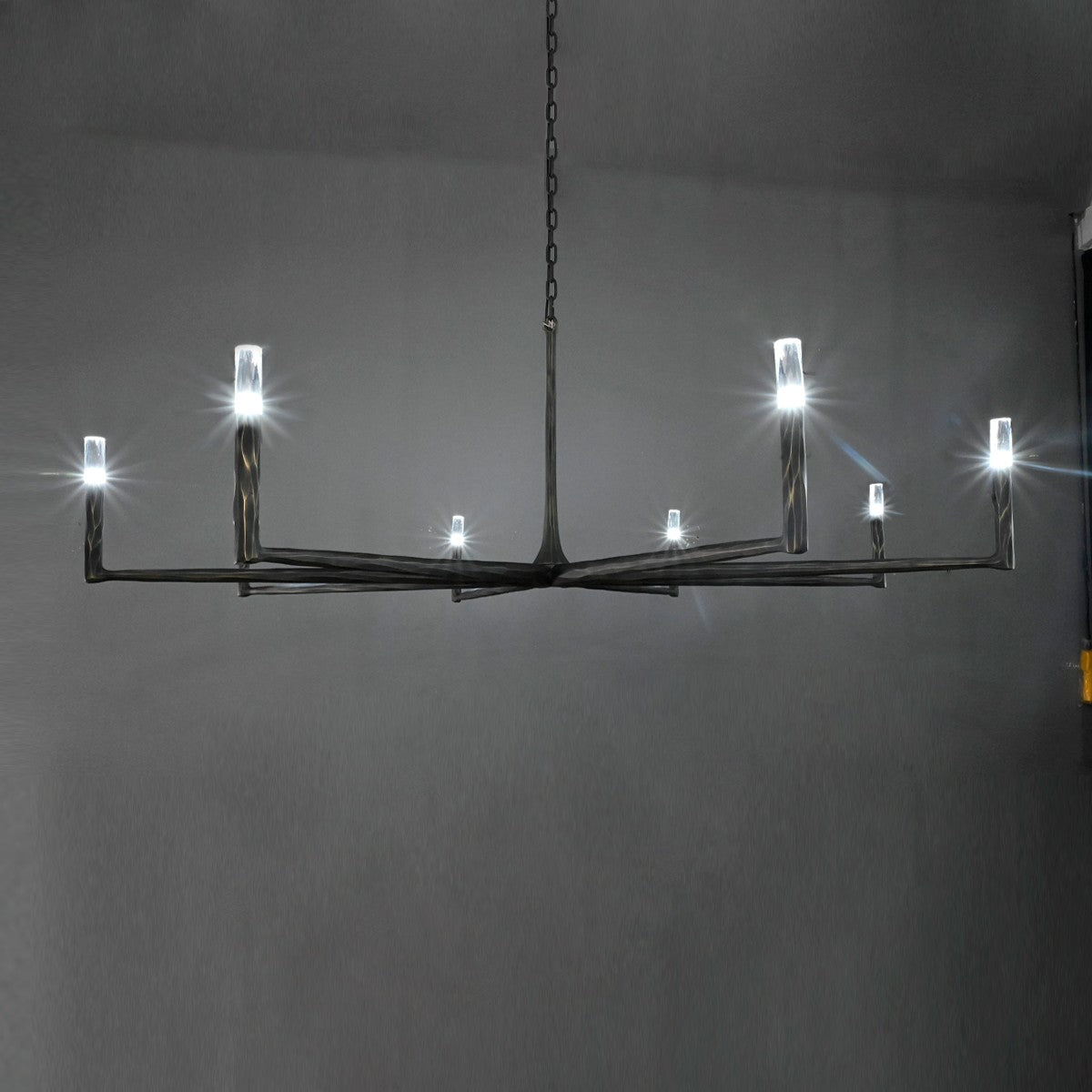 72 Inch Forged Candlestick Chandelier - Thaddeus