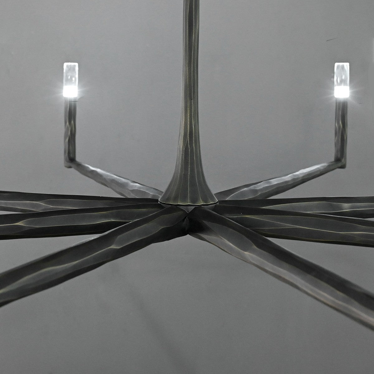 60 Inch Forged Candlestick Chandelier - Thaddeus