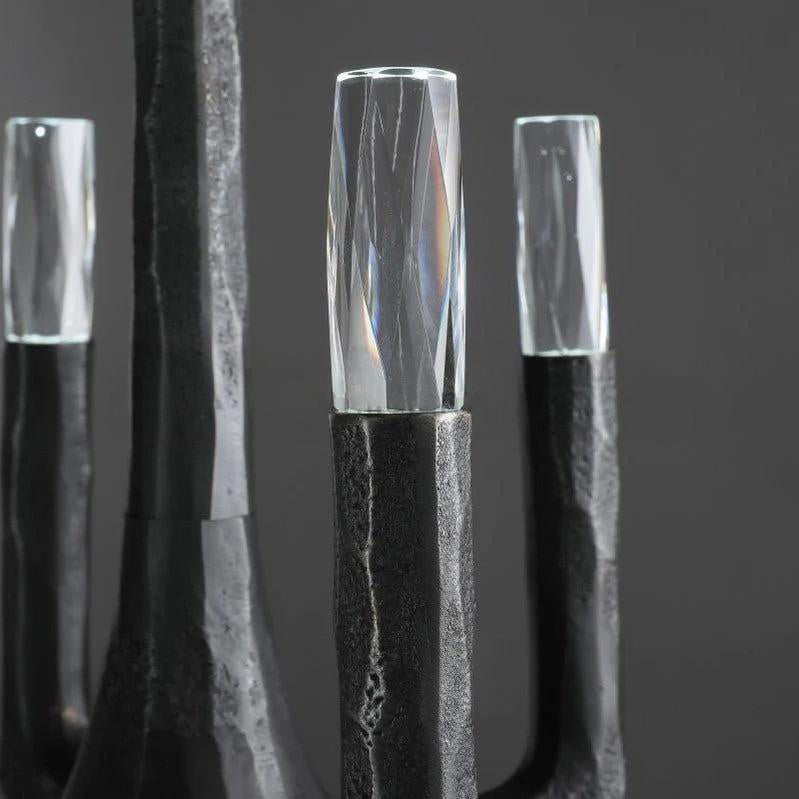 12 Inch Forged Candlestick Pendant Light - Thaddeus