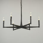 36 Inch Forged Candlestick Chandelier - Thaddeus