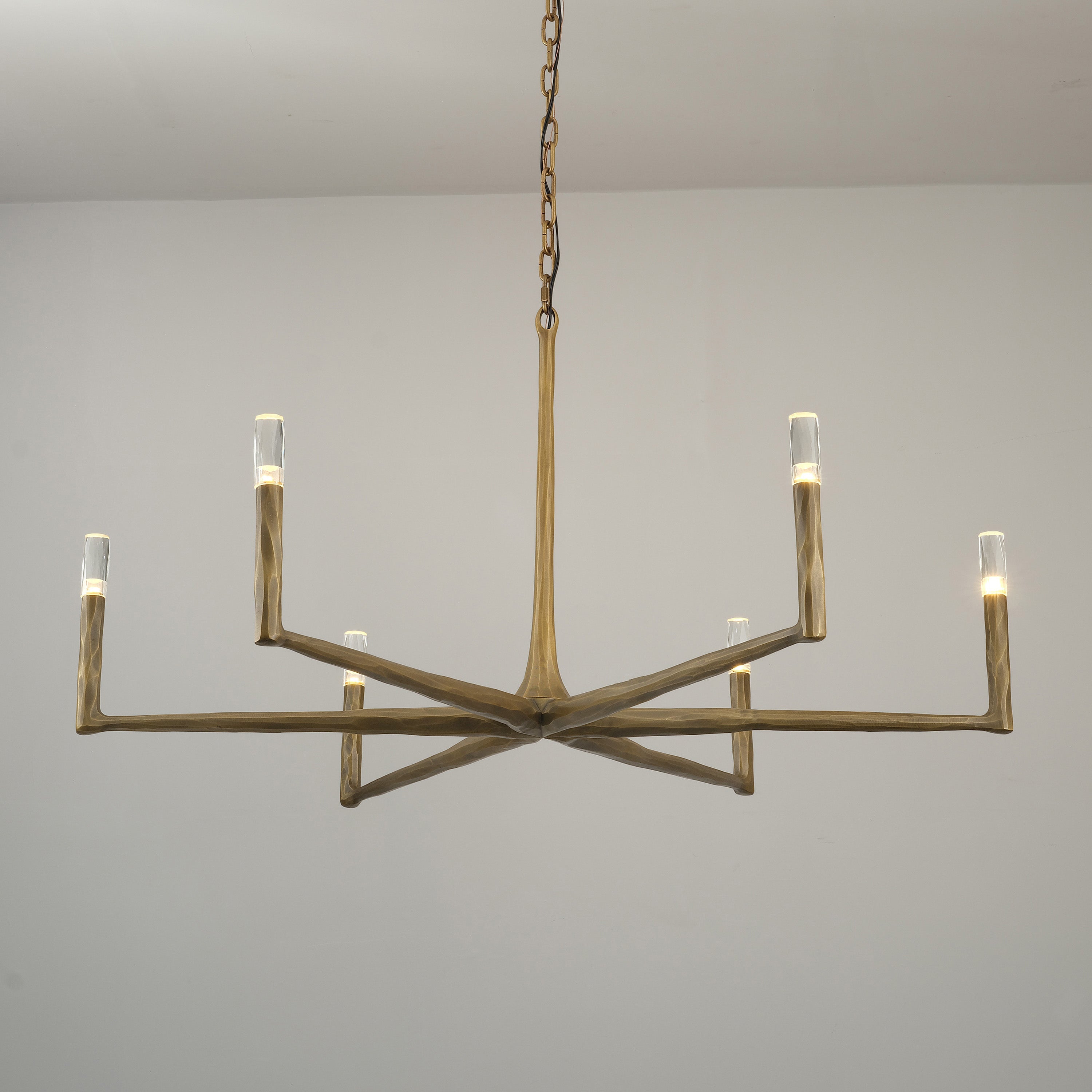 48 Inch Forged Candlestick Chandelier - Thaddeus
