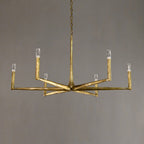 48 Inch Forged Candlestick Chandelier - Thaddeus