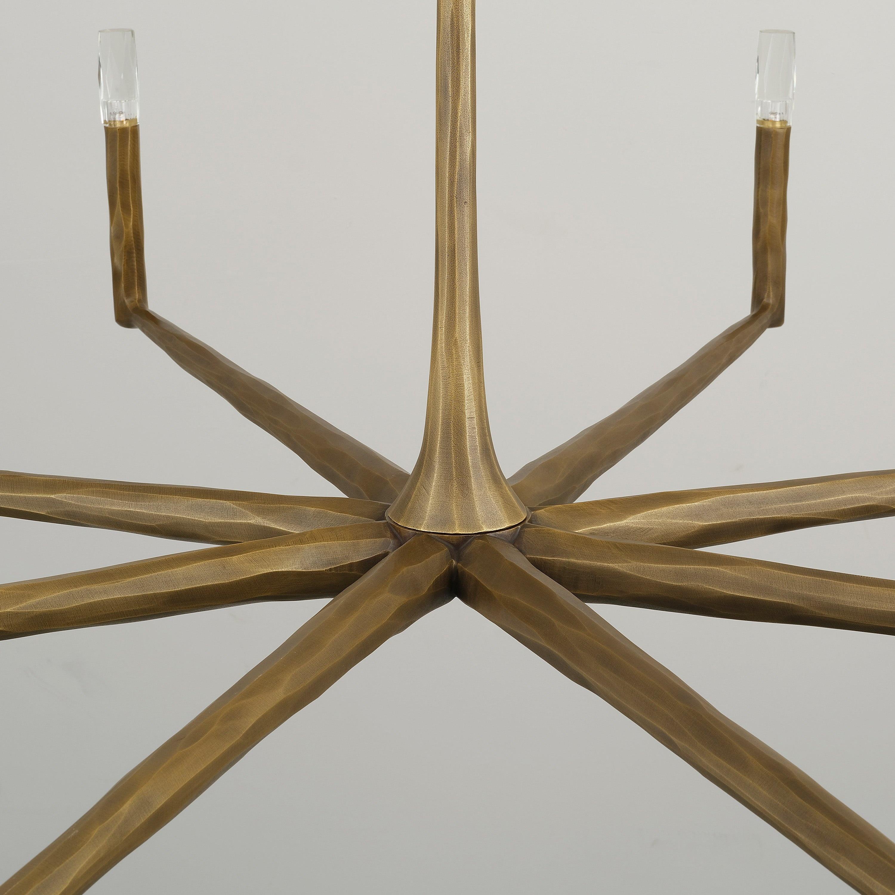 60 Inch Forged Candlestick Chandelier - Thaddeus