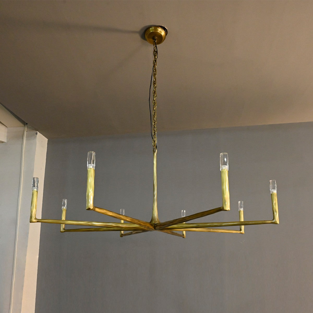 60 Inch Forged Candlestick Chandelier - Thaddeus