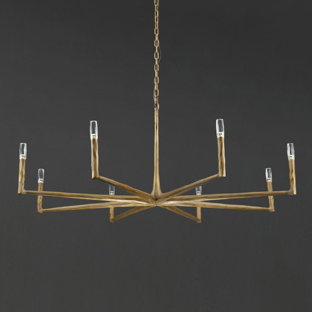 60 Inch Forged Candlestick Chandelier - Thaddeus