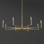60 Inch Forged Candlestick Chandelier - Thaddeus