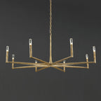 60 Inch Forged Candlestick Chandelier - Thaddeus