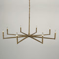 60 Inch Forged Candlestick Arm Chandelier - Thaddeus