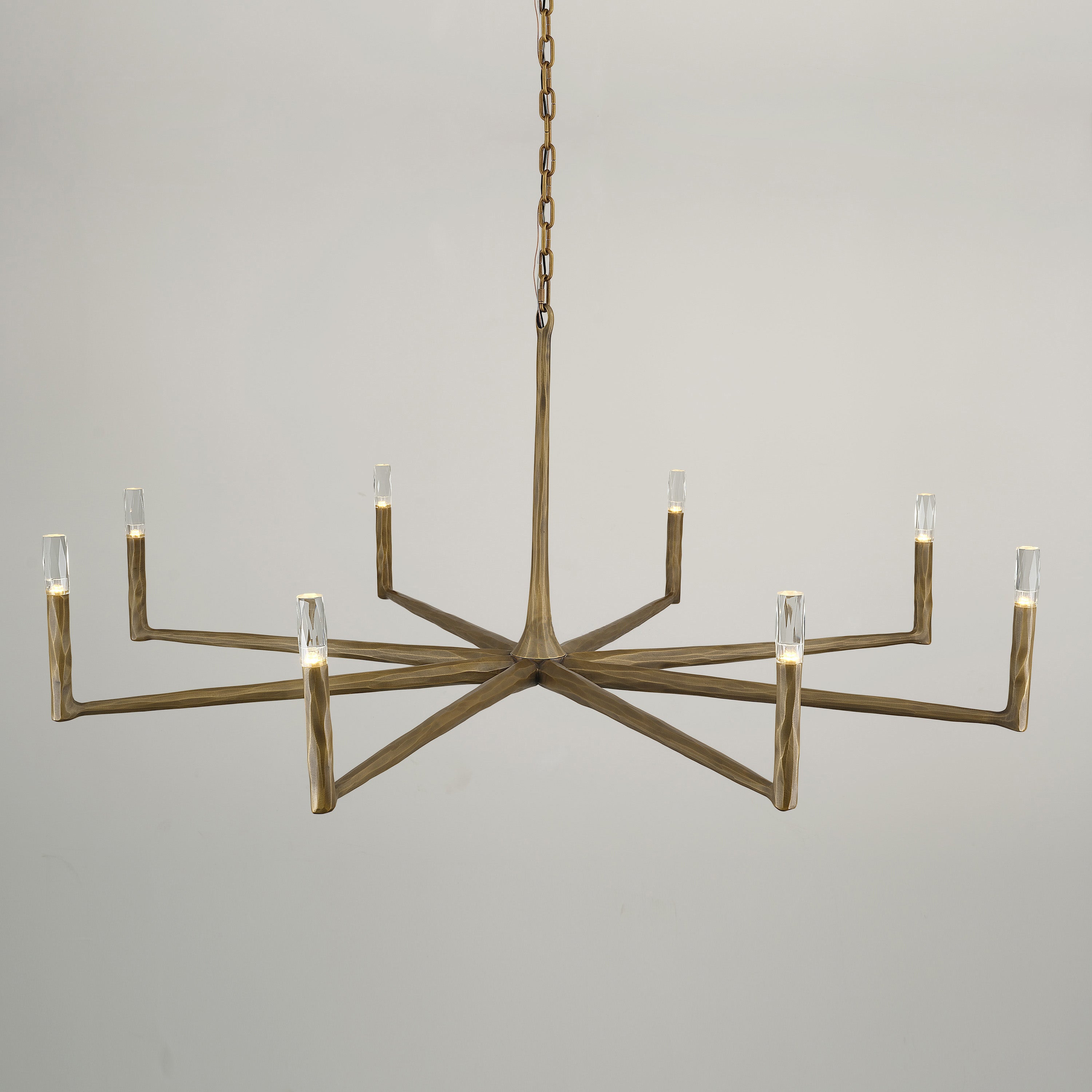 60 Inch Forged Candlestick Chandelier - Thaddeus