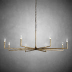 72 Inch Forged Candlestick Chandelier - Thaddeus