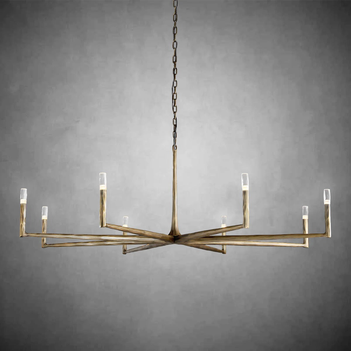 72 Inch Forged Candlestick Chandelier - Thaddeus