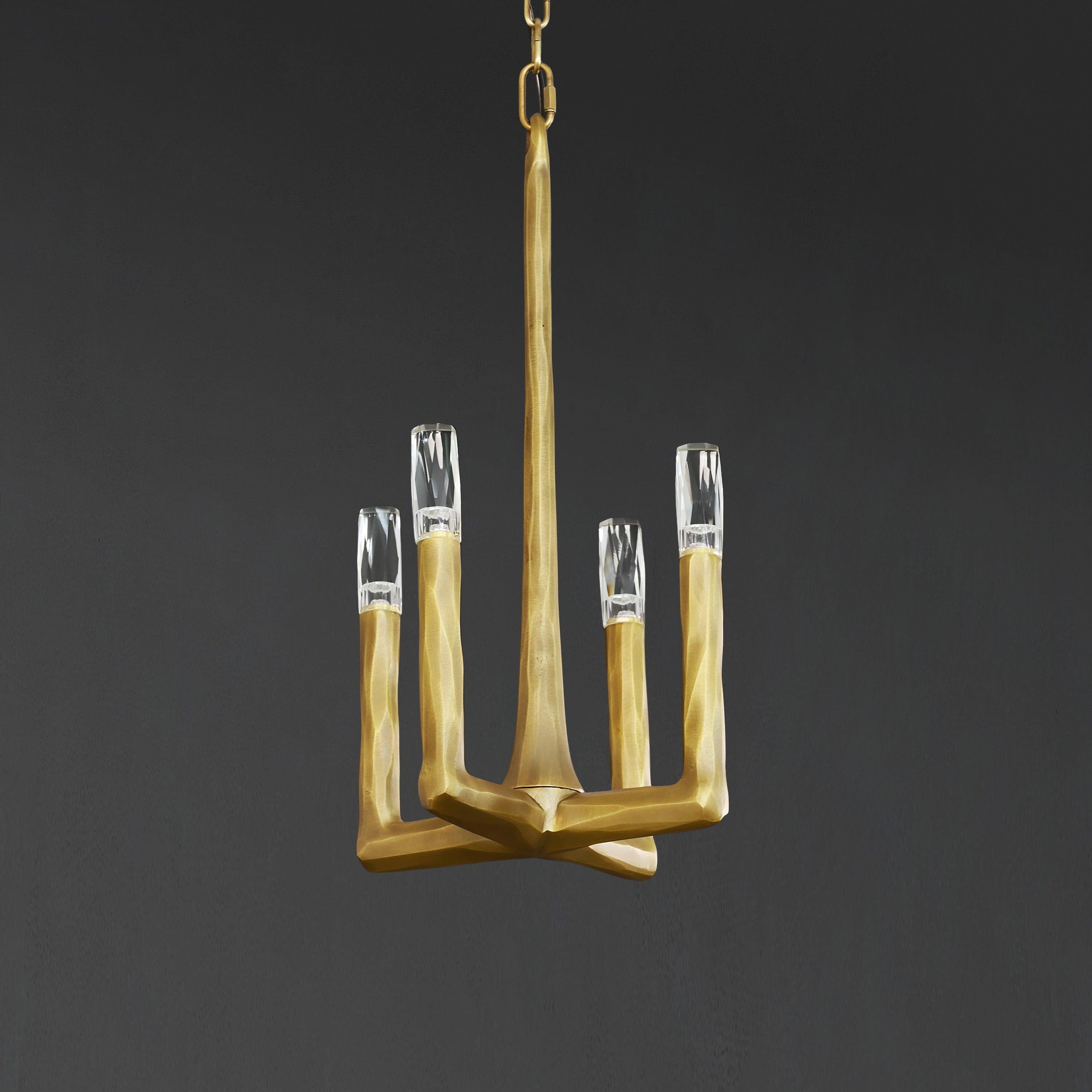 Forged Candlestick Pendant Light - Thaddeus