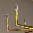 36 Inch Forged Candlestick Chandelier - Thaddeus