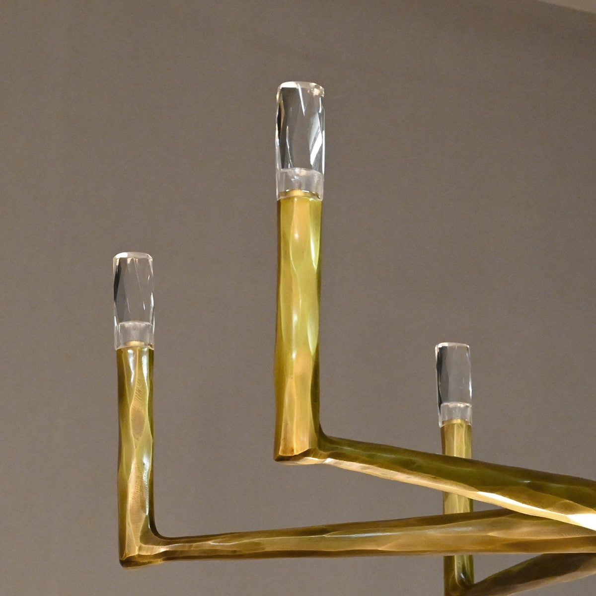 36 Inch Forged Candlestick Chandelier - Thaddeus