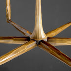 36 Inch Forged Candlestick Chandelier - Thaddeus