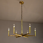 36 Inch Forged Candlestick Chandelier - Thaddeus