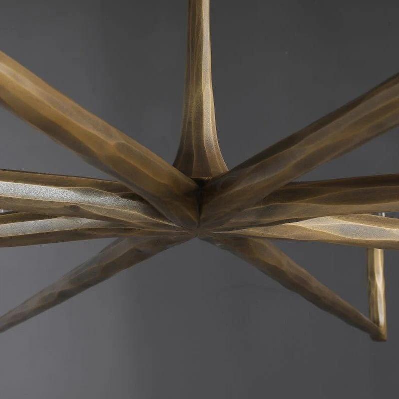 72 Inch Forged Candlestick Chandelier - Thaddeus