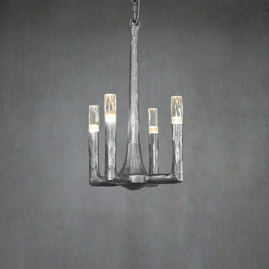 12 Inch Forged Candlestick Pendant Light - Thaddeus