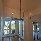 36 Inch Forged Candlestick Chandelier - Thaddeus