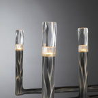 54 Inch Forged Candlestick Linear Chandelier - Thaddeus