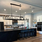 72 Inch Forged Candlestick Linear Chandelier - Thaddeus