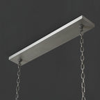54 Inch Forged Candlestick Linear Chandelier - Thaddeus