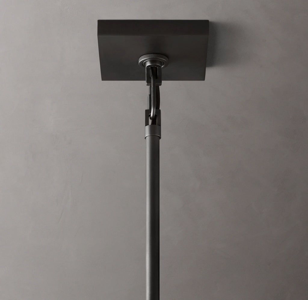 33 Inch Candelabra Drum Glass Chandelier - Beckman