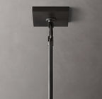 33 Inch Candelabra Drum Glass Chandelier - Beckman