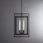 16 Inch Lantern Glass Pendant Light - Beckman