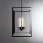 21 Inch Glass Lantern Pendant Light - Beckman