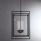 21 Inch Lantern Glass Pendant Light - Beckman