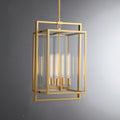 16 Inch Lantern Glass Pendant Light - Beckman