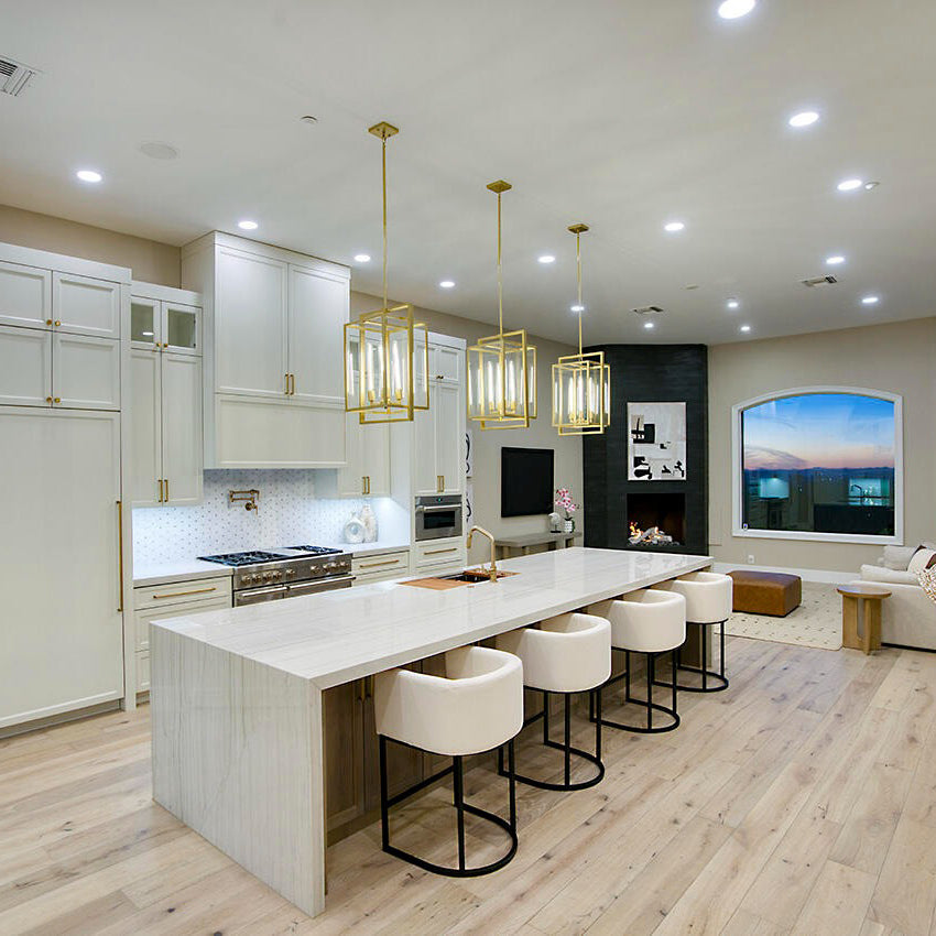 16 Inch Lantern Glass Pendant Light - Beckman