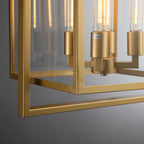 16 Inch Lantern Glass Pendant Light - Beckman