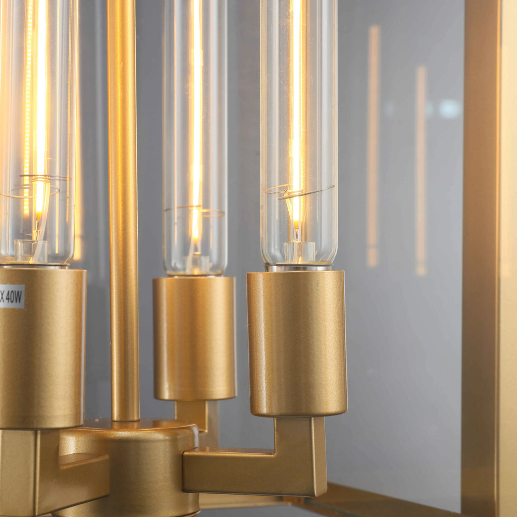 16 Inch Lantern Glass Pendant Light - Beckman