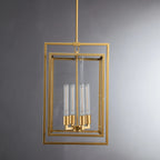 16 Inch Lantern Glass Pendant Light - Beckman