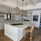 21 Inch Lantern Glass Pendant Light - Beckman