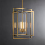 21 Inch Glass Lantern Pendant Light - Beckman