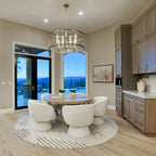 44 Inch Candelabra Drum Glass Chandelier - Beckman