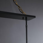 54 Inch Glass Rectangular Chandelier - Beckman