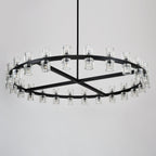 48 Inch Modern Crystal Wheel Chandelier – Arcachon