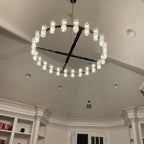 48 Inch Hexagonal Crystal Round Chandelier – Arcachon