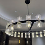 48 Inch Hexagonal Crystal Round Chandelier – Arcachon
