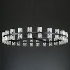 48 Inch Hexagonal Crystal Round Chandelier – Arcachon