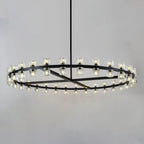 60 Inch Hexagonal Crystal Round Chandelier – Arcachon