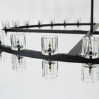 60 Inch Hexagonal Crystal Round Chandelier – Arcachon